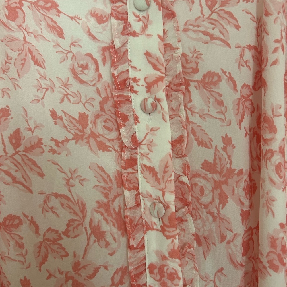 Lovers + Friends Pink Floral Blouse - Picture 3 of 8